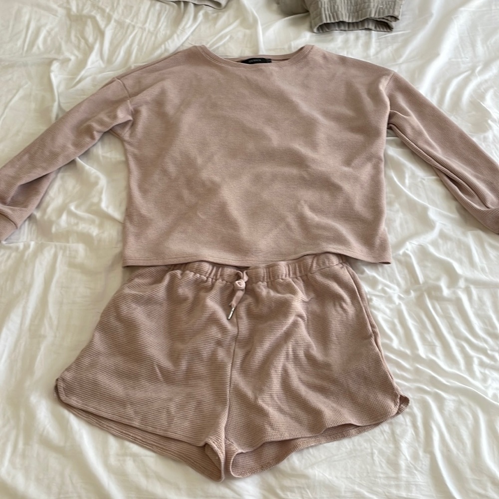 Beige Pajama Set